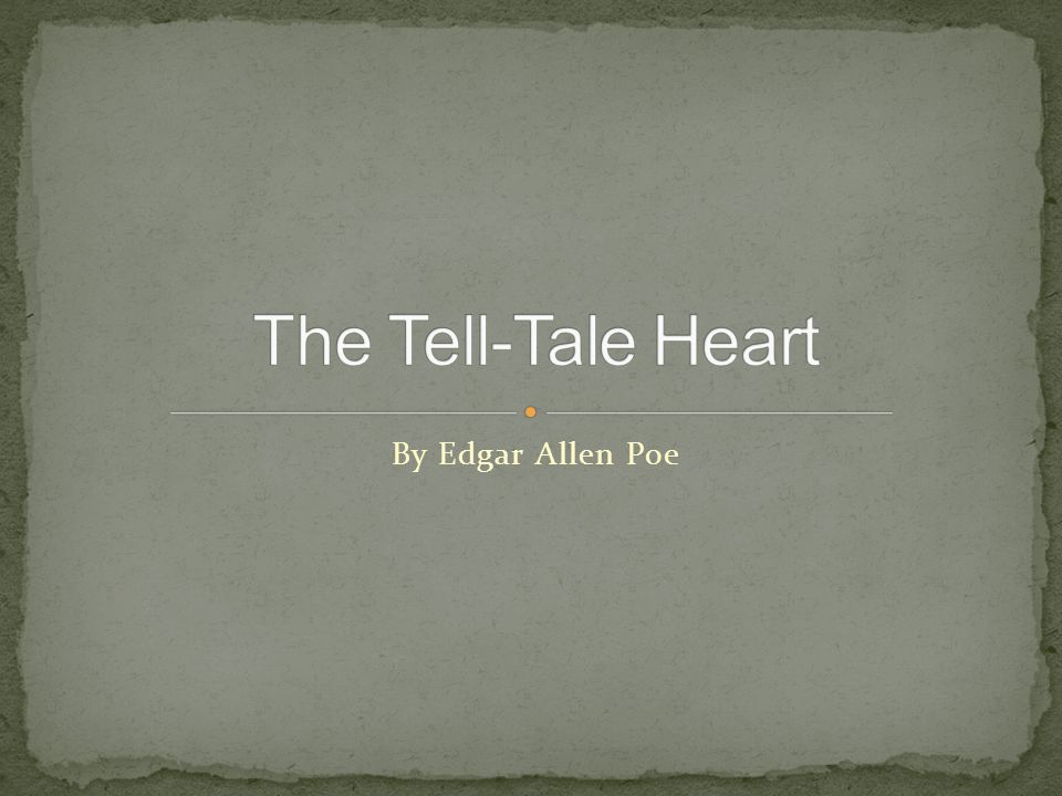 The balance of good and evil in the tell tale heart by edgar allan poe